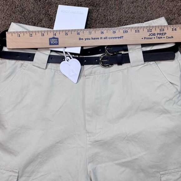 Aelfric Eden Women's  Multi Pocket Cargo Pants, Denim Cream Size 28 Casual NWT - Picture 11 of 14